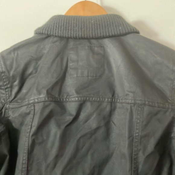 J. Crew women’s xs Black washed and aged utility Jacket - Picture 8 of 9